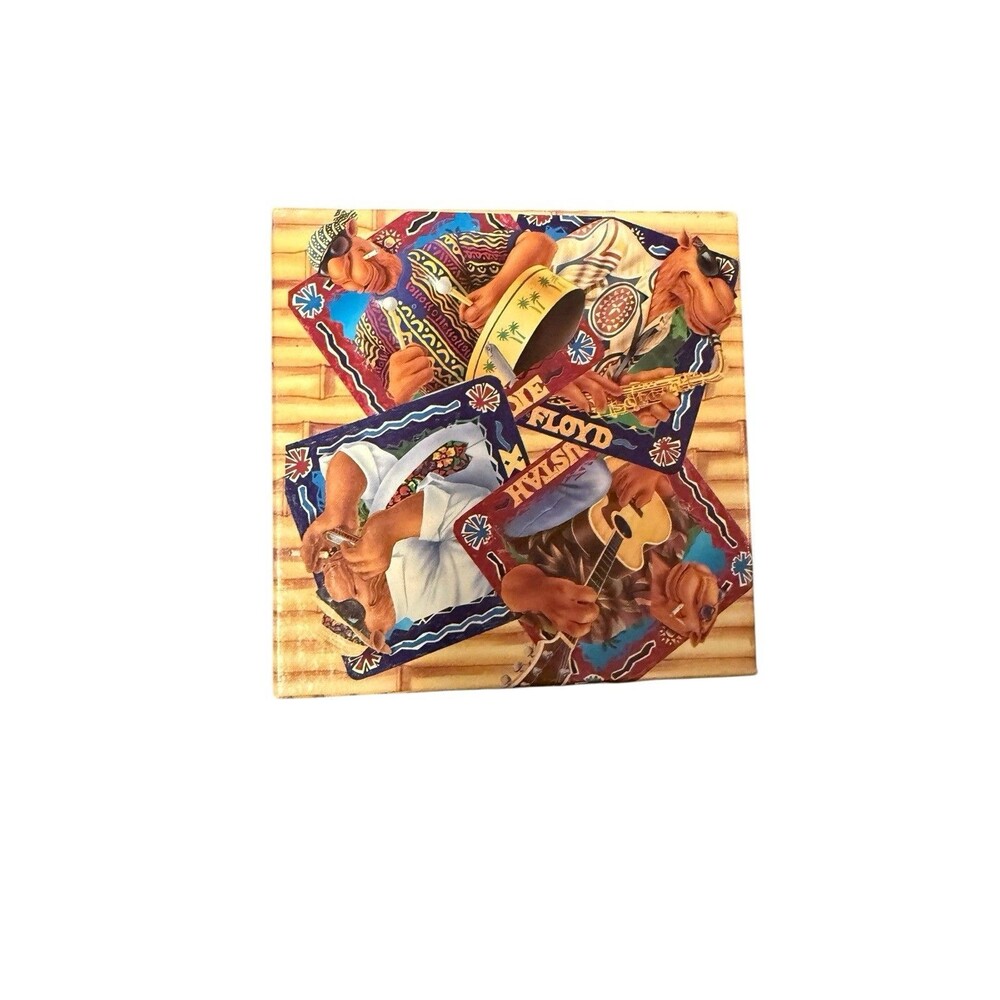 Vintage 1993 Set of 4 -Camel Cigarettes Joe's Beach Club Coaster Set NEW